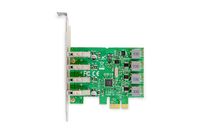 Digitus DS-30226 4 poorten PCI Express kaart USB, USB 1.1, USB 2.0, USB 3.0, USB-A PCIe - thumbnail