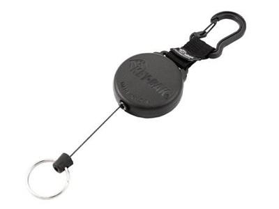 Key-Bak 48" Securit Retractor 488B-Hdk Kevlar Cord Sleutelhanger Zwart