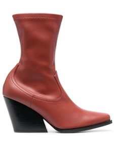 Stella McCartney bottines Western - Rouge