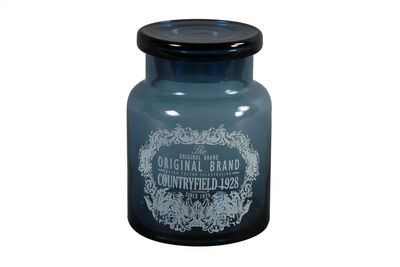 Voorraadpot m/sticker Magee L blauw
