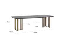 Alexander Jones Eettafel Maverick