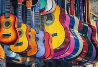 JigSaw Hangende Gitaren Legpuzzel 2000 Stukjes Puzzel 97 x 67 cm Puzzle Vanaf 14+