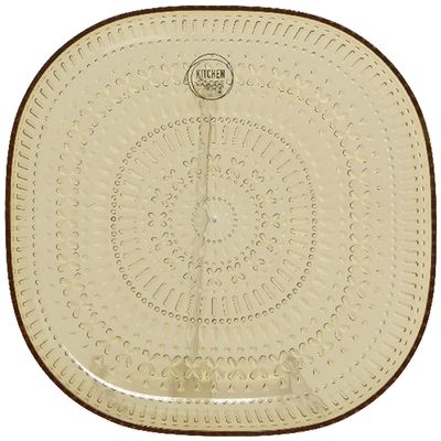 Ontbijtbord - geel - kunststof - 20,5 cm - campingbord Ontbijtbord - geel - kunststof - 20,5 cm - campingbord