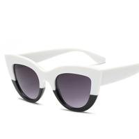 Cat Eye gespiegeld metalen Frame UV400 zonnebril voor vrouwen