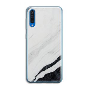 Elegante marmer: Samsung Galaxy A50 Transparant Hoesje