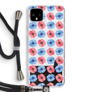 Klaproosjes: Pixel 4 XL Transparant Hoesje met koord