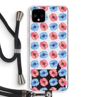 Klaproosjes: Pixel 4 XL Transparant Hoesje met koord Klaproosjes: Pixel 4 XL Transparant Hoesje met koord