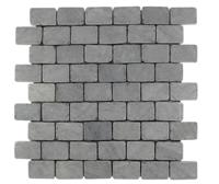 Stabigo Parquet 3.2x4.8 Light Grey Tumble mozaiek 30x30 cm grijs mat - thumbnail