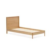 Kave Home Bed 'Lenon' Eikenhout, 90 x 200cm