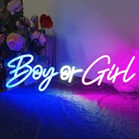 LED Neon Lamp Boy or Girl - thumbnail