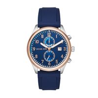 Horlogeband Michael Kors MK8573 Silicoon Blauw 22mm - thumbnail