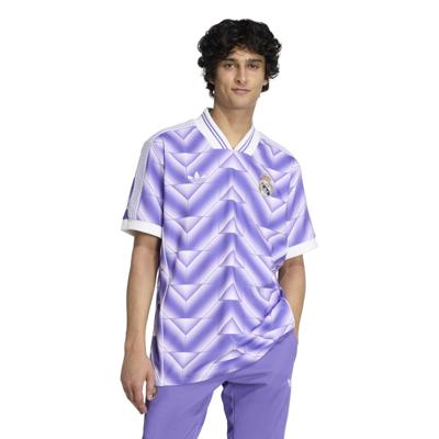 adidas Real Madrid Lifestyler T-Shirt Paars Wit