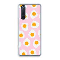 Dancing eggs: Sony Xperia 5 II Transparant Hoesje