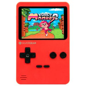 Mini Retro Arcade Spelcomputer - Rood - 2.8 Inch Scherm - 240 Spellen