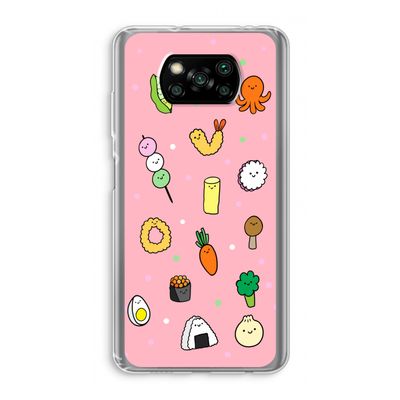 Happy bento friends: Xiaomi Poco X3 Pro Transparant Hoesje