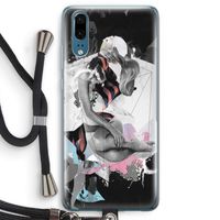 Camouflage de sommeil: Huawei P20 Transparant Hoesje met koord