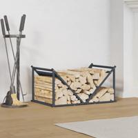 Brandhoutrek 70x43x34,5 cm koudgewalst staal antracietkleurig
