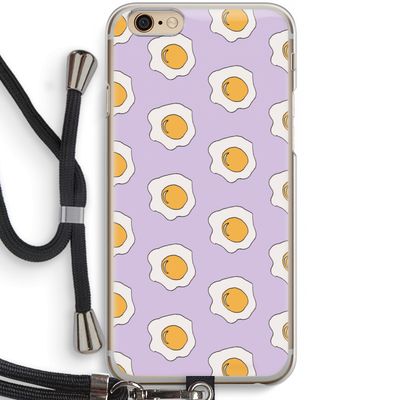 Bacon to my eggs #1: iPhone 6 / 6S Transparant Hoesje met koord