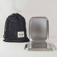 Yummii Yummii - Bento Lunchbox Groot - Roestvast Staal - Zilver
