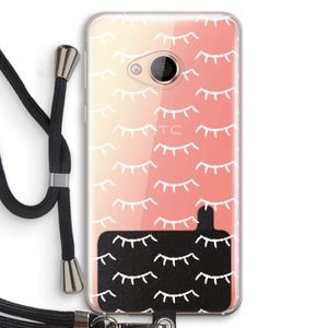 Wimpers: HTC U Play Transparant Hoesje met koord
