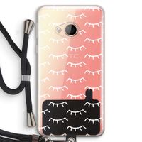 Wimpers: HTC U Play Transparant Hoesje met koord