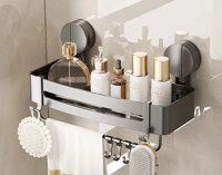 AquaGrip - Luxe Zuignap Badkamer Plank zonder Boren AquaGrip - Luxe Zuignap Badkamer Plank zonder Boren