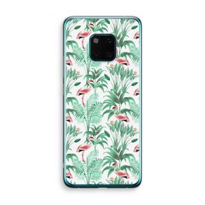 Flamingo bladeren: Huawei Mate 20 Pro Transparant Hoesje