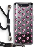 GIRL POWER: Samsung Galaxy A80 Transparant Hoesje met koord