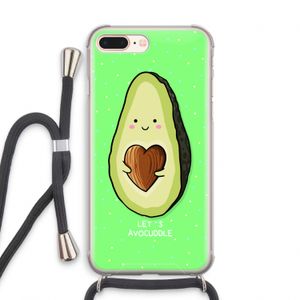 Avocuddle: iPhone 7 PLUS Transparant Hoesje met koord