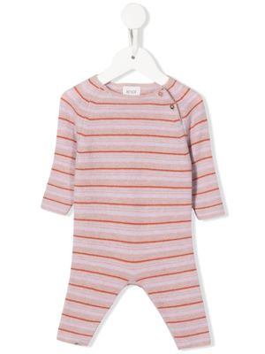 Knot grenouillère Miggy en maille - Rose