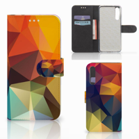 Huawei P20 Pro | Book Case | Polygon Color