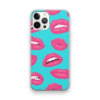 Bite my lip: iPhone 12 Pro Transparant Hoesje