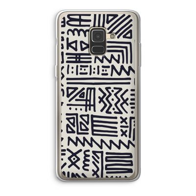 Marrakech print: Samsung Galaxy A8 (2018) Transparant Hoesje