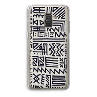 Marrakech print: Samsung Galaxy A8 (2018) Transparant Hoesje