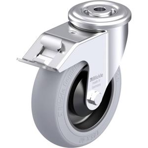 Blickle LER-POES 125KA-FI-SG Plaatstalen zwenkwiel Wieldiameter: 125 mm Draagvermogen (max.): 150 kg 1 stuk(s)