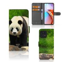 Motorola Edge 40 Pro | Telefoonhoesje | Met pasjeshouder | Panda