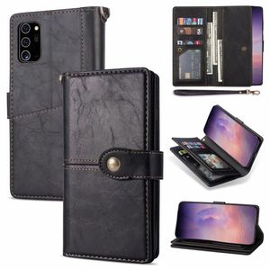 Samsung Galaxy S20 Ultra hoesje - Bookcase - Pasjeshouder - Portemonnee - Luxe - Kunstleer - Zwart