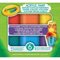 Crayola Acrylverf Ocean-Sunset tinten - 6st. - thumbnail