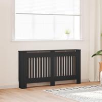 Radiatorombouw 152x19x81,5 cm MDF zwart