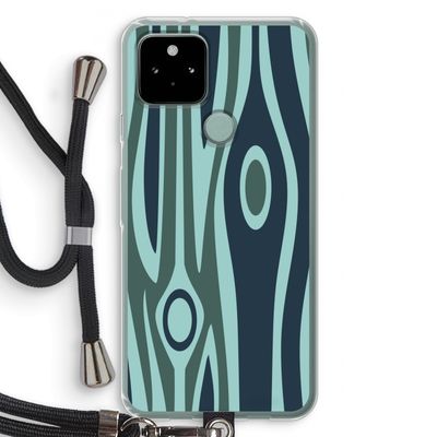 Bast B: Pixel 5 Transparant Hoesje met koord