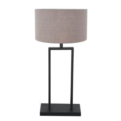 Steinhauer Tafellamp 55cmStang met grijze kap - 3861ZW