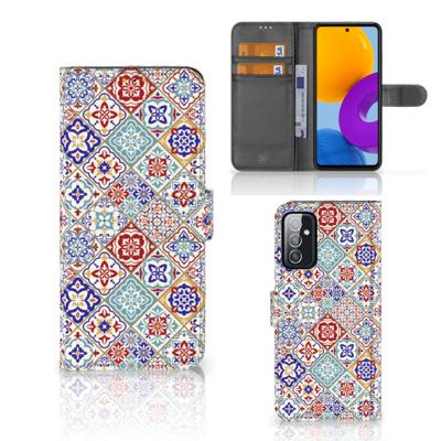 Samsung Galaxy M52 | Bookcase | Tiles Color