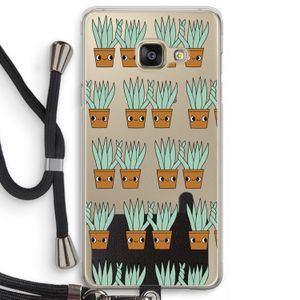 Sansevieria: Samsung Galaxy A3 (2016) Transparant Hoesje met koord
