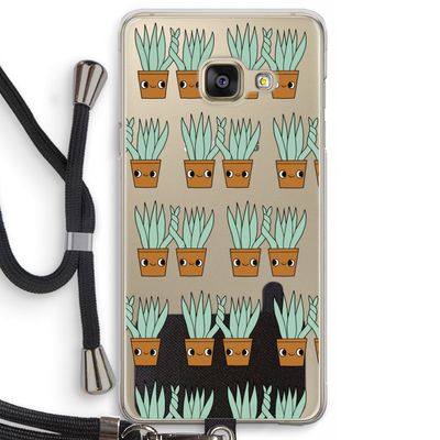 Sansevieria: Samsung Galaxy A3 (2016) Transparant Hoesje met koord
