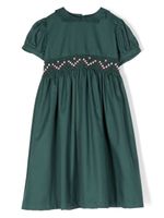 Mariella Ferrari robe en coton à motif brodé - Vert