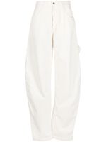 DARKPARK pantalon en velours côtelé à coupe droite - Blanc