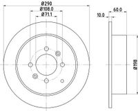 Remschijf 8DD355105231