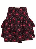 LOOXS Little winter rok meisjes - bruin - ruffle/harten