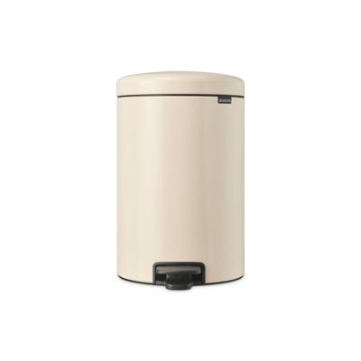 Brabantia NewIcon Pedaalemmer - 20 liter - kunststof binnenemmer - soft beige 149948