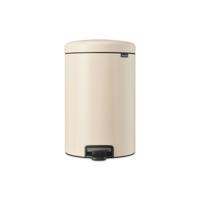 Brabantia NewIcon Pedaalemmer - 20 liter - kunststof binnenemmer - soft beige 149948